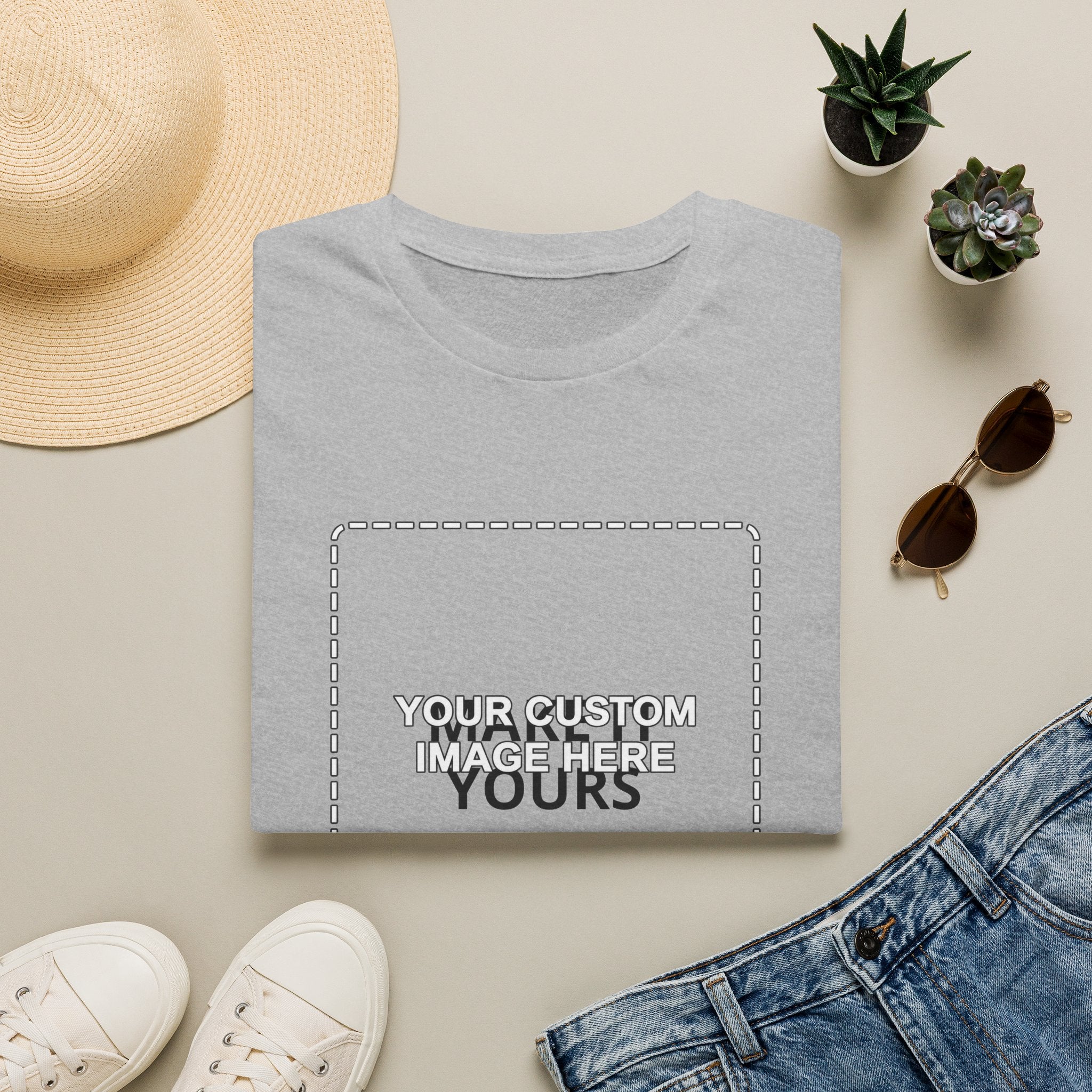 Design Your Own Custom T-Shirt | Upload Image or Add Text
