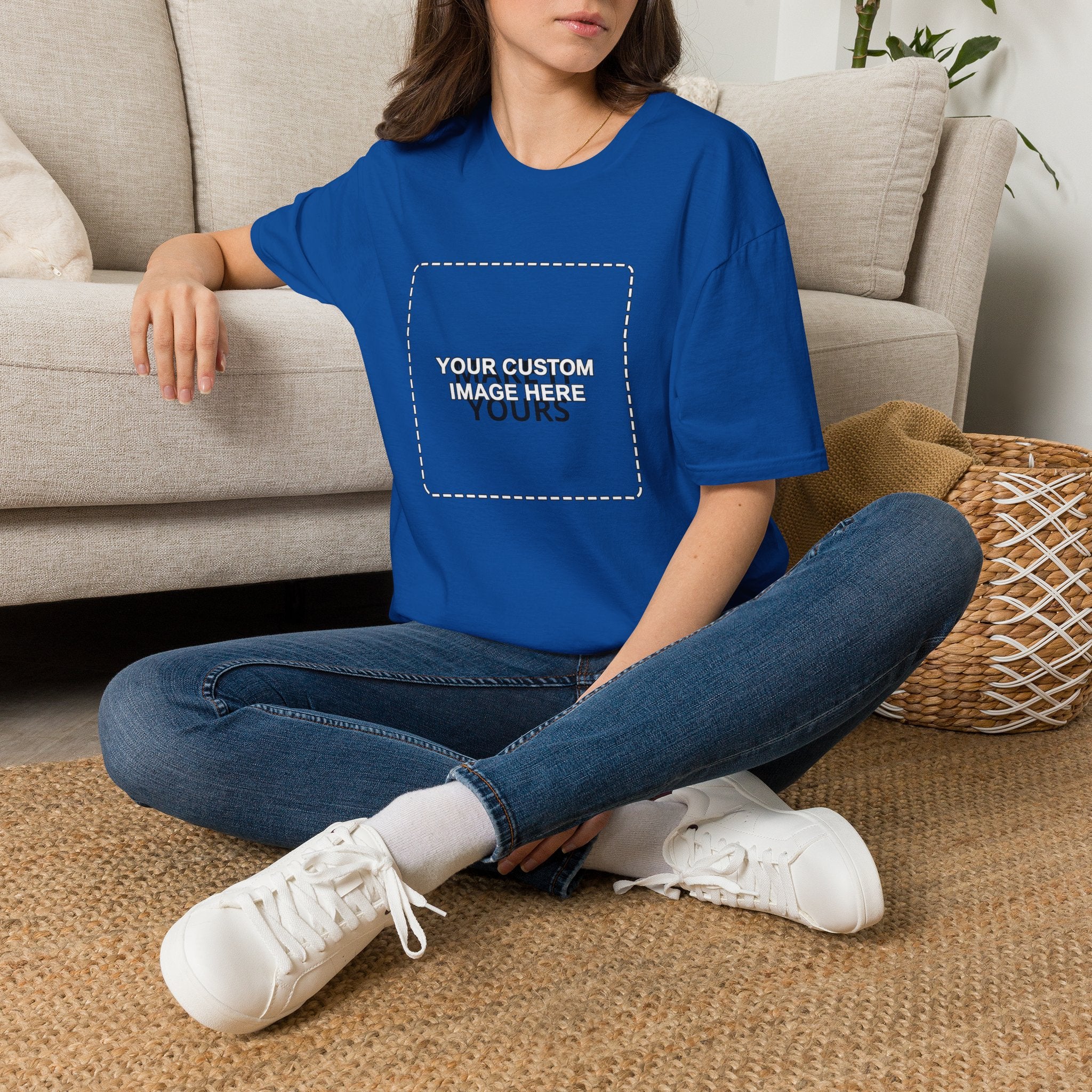Design Your Own Custom T-Shirt | Upload Image or Add Text