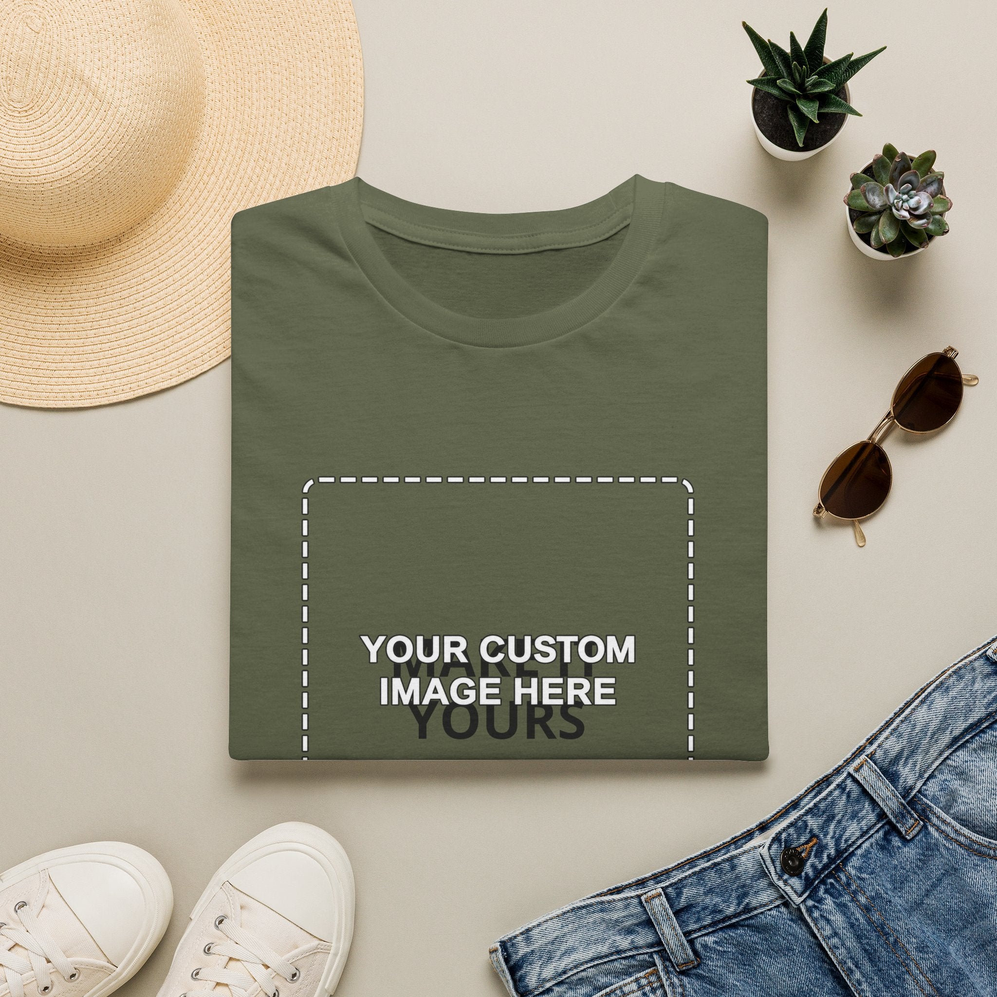 Design Your Own Custom T-Shirt | Upload Image or Add Text