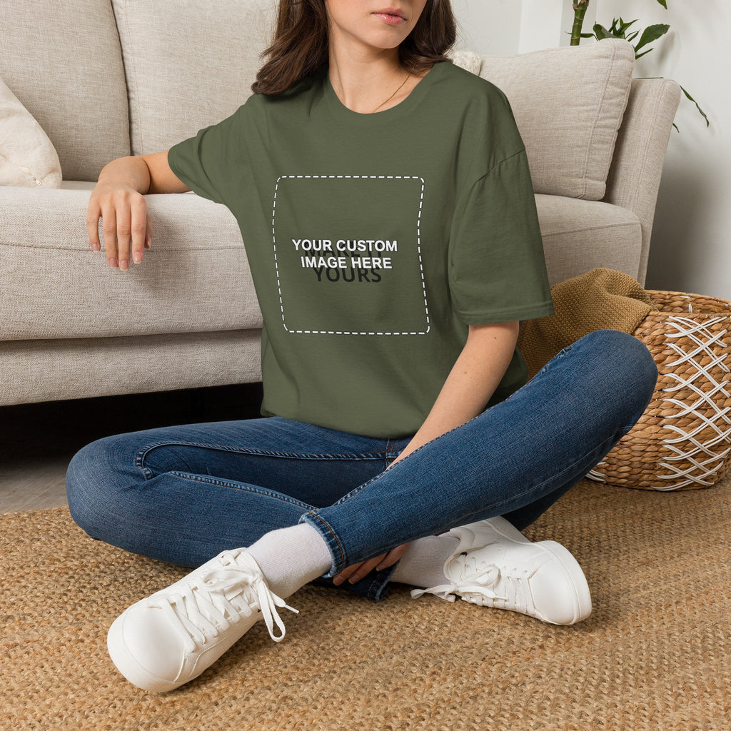 Design Your Own Custom T-Shirt | Upload Image or Add Text