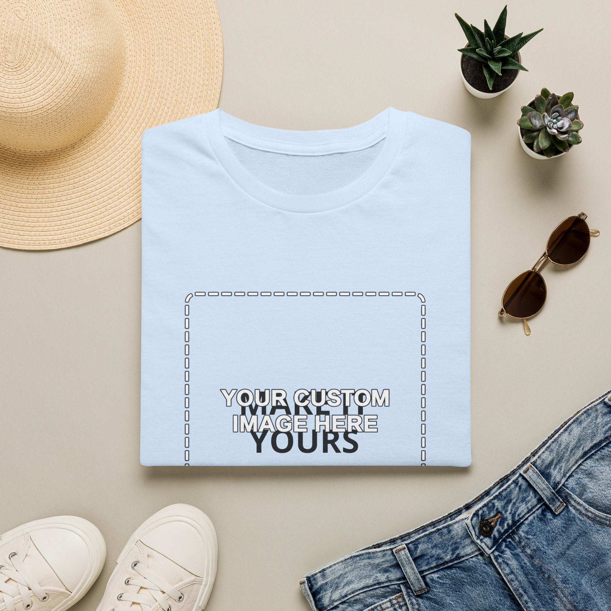 Design Your Own Custom T-Shirt | Upload Image or Add Text